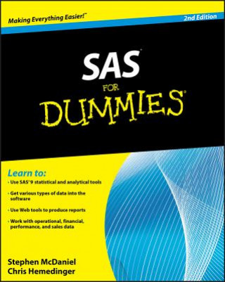 Könyv SAS For Dummies 2e Stephen McDaniel