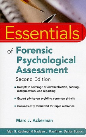 Książka Essentials of Forensic Psychological Assessment 2e Ackerman Marc J.