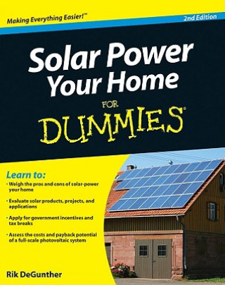 Carte Solar Power Your Home For Dummies Rik DeGunther