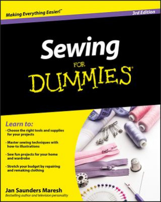 Kniha Sewing For Dummies 3e Jan Saunders Maresh
