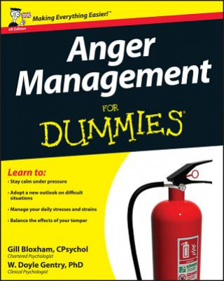 Book Anger Management For Dummies UK edition Gillian Bloxham