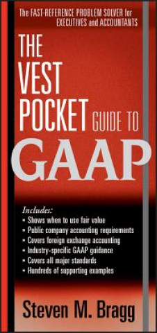 Kniha Vest Pocket Guide to GAAP Steven M Bragg