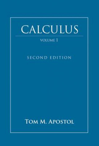 Kniha Calculus - Introduction to Linear Algebra 2e V 1 Tom M Apostol