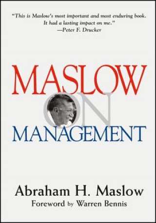 Könyv Maslow on Management Abraham Maslow