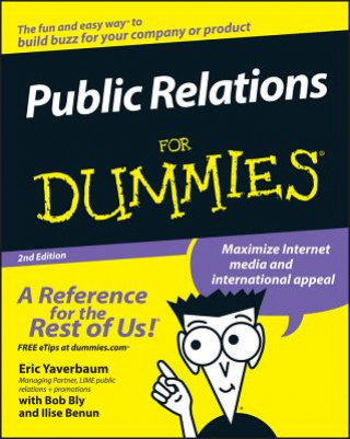 Carte Public Relations for Dummies 2e Eric Yaverbaum
