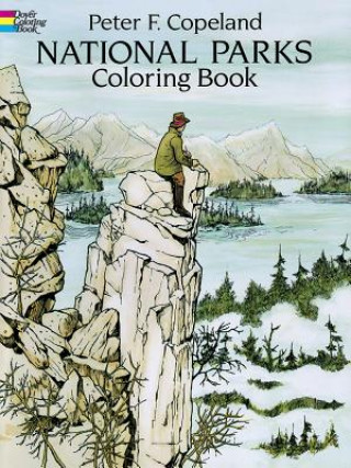 Carte National Parks Coloring Book Peter F Copeland