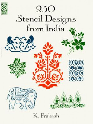 Könyv 250 Stencil Designs from India K. Prakash