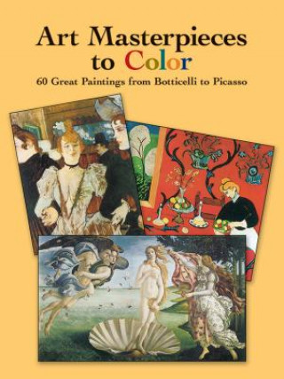 Carte Art Masterpieces to Colour Marty Noble