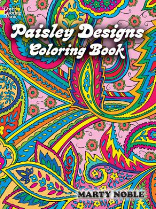 Book Paisley Designs Coloring Book Marty Noble