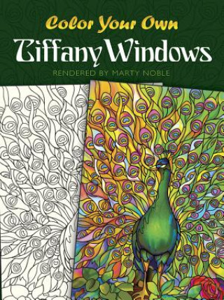 Carte Color Your Own Tiffany Windows Marty Noble