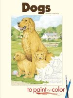 Carte Dogs to Paint or Color John Green