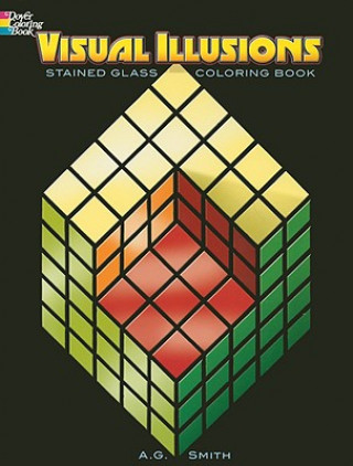 Kniha Visual Illusions Stained Glass Coloring Book A G Smith
