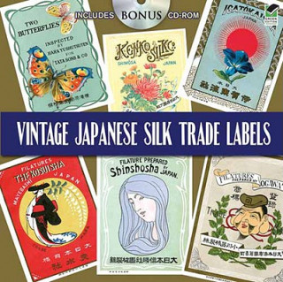 Книга Vintage Japanese Silk Trade Labels Dover Publications Inc