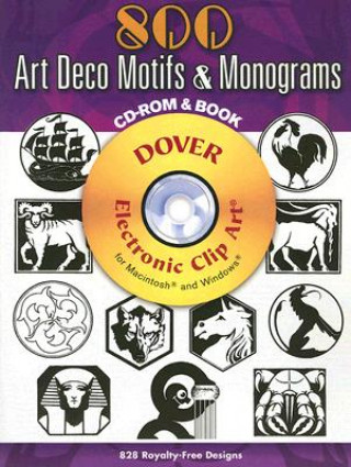 Könyv 500 Art Deco Motifs and Monograms Samuel Welo