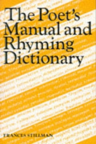 Libro Poet's Manual and Rhyming Dictionary Frances Stillman