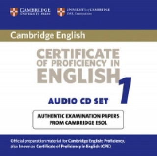 Audio Cambridge Certificate of Proficiency in English 1 Audio CD S University of Cambridge Local Examinations Syndicate