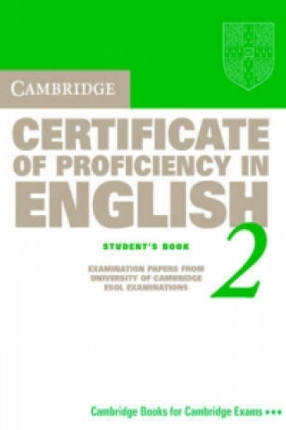 Carte Cambridge Certificate of Proficiency in English 2 Student's 