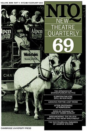 Könyv New Theatre Quarterly 69: Volume 18, Part 1 Clive Barker
