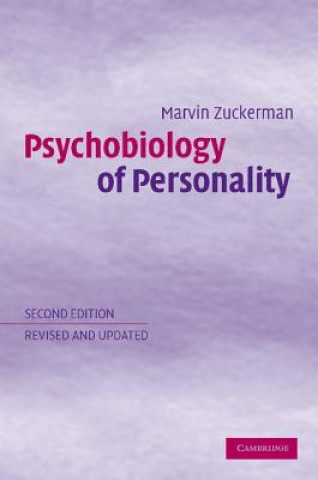 Buch Psychobiology of Personality Marvin Zuckerman