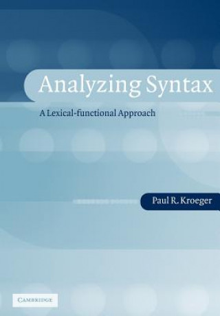 Książka Analyzing Syntax Paul Kroeger