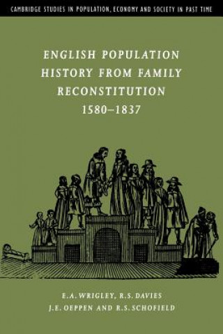 Kniha English Population History from Family Reconstitution 1580-1837 E.A. Wrigley