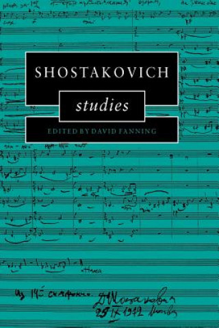 Kniha Shostakovich Studies David Fanning