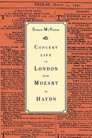 Книга Concert Life in London from Mozart to Haydn Simon McVeigh