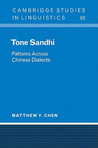 Knjiga Tone Sandhi Matthew Y. Chen