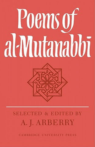 Książka Poems of Al-Mutanabbi A.J. Arberry