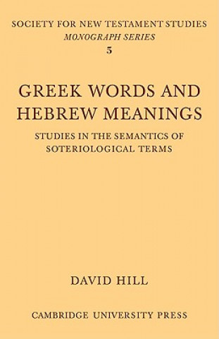 Książka Greek Words Hebrew Meanings David Hill