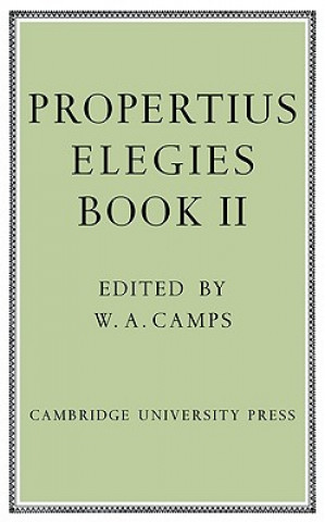 Książka Propertius: Elegies W.A. Camps