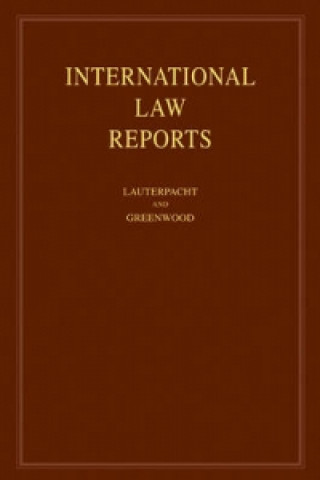 Knjiga International Law Reports: Volume 139 Elihu Lauterpacht