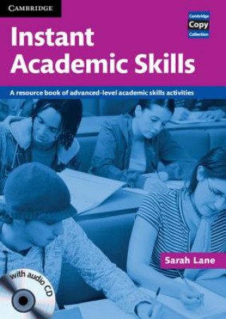 Kniha Instant Academic Skills with Audio CD Sarah Lane