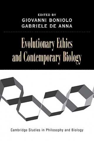 Book Evolutionary Ethics and Contemporary Biology Giovanni Boniolo
