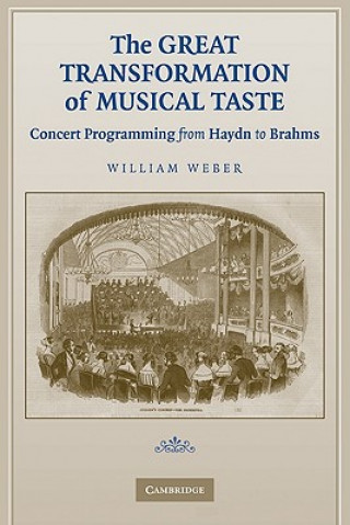 Könyv Great Transformation of Musical Taste William Weber