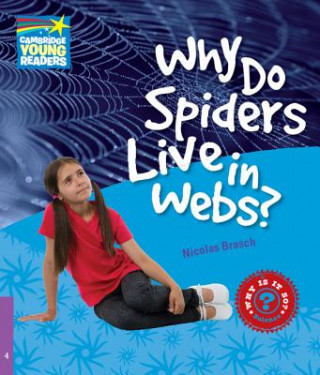 Книга Why Do Spiders Live in Webs? Level 4 Factbook Nicolas Brasch