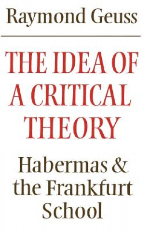 Buch Idea of a Critical Theory Geuss