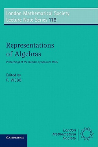Carte Representations of Algebras P. J. Webb