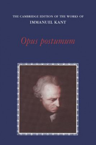 Kniha Opus Postumum Immanuel Kant