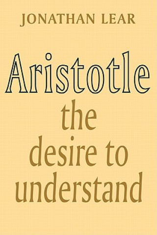 Kniha Aristotle Jonathan Lear