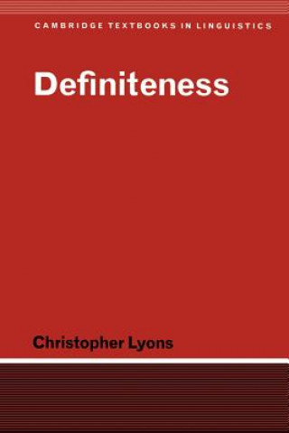 Książka Definiteness Christopher Lyons