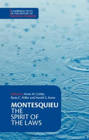 Kniha Montesquieu: The Spirit of the Laws Charles de Montesquieu
