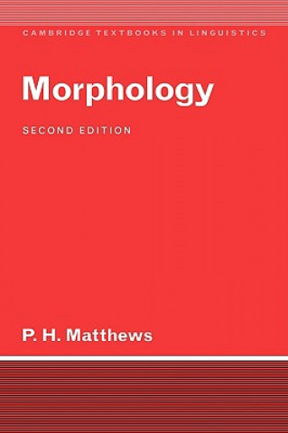 Książka Morphology Peter H. Matthews