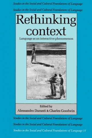 Knjiga Rethinking Context Alessandro Duranti