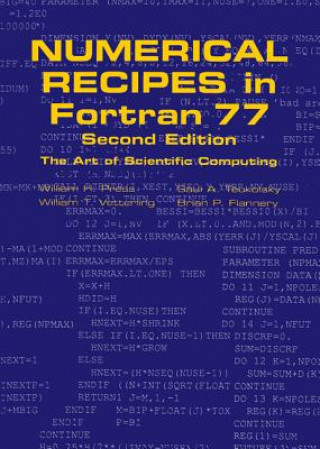 Carte Numerical Recipes in FORTRAN 77: Volume 1, Volume 1 of Fortran Numerical Recipes Brian P Flannery