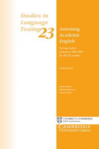 Könyv Assessing Academic English Alan Davies