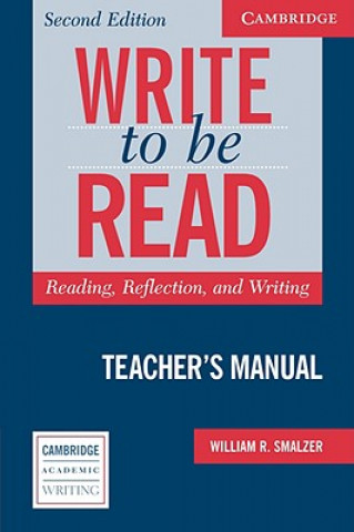 Könyv Write to be Read Teacher's Manual William R. Smalzer