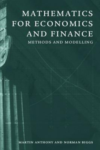 Carte Mathematics for Economics and Finance Martin Anthony