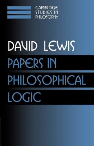 Könyv Papers in Philosophical Logic: Volume 1 David Lewis