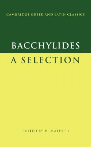 Könyv Bacchylides Bacchylides